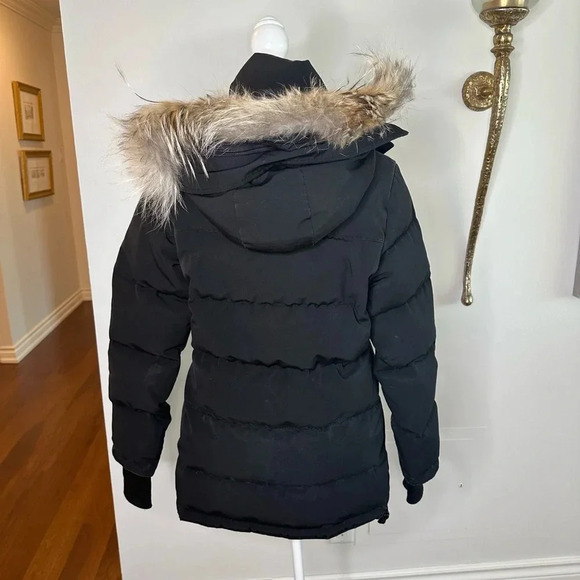 Canada Goose Black Parka Sz. S - Picture 4 of 6